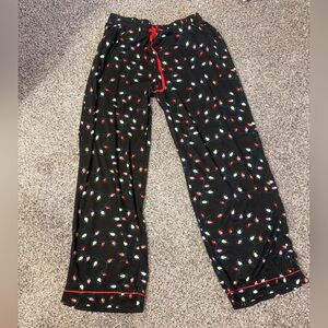 Hello Mello Lounge Pants- Holiday‎ Lights Size L/XL